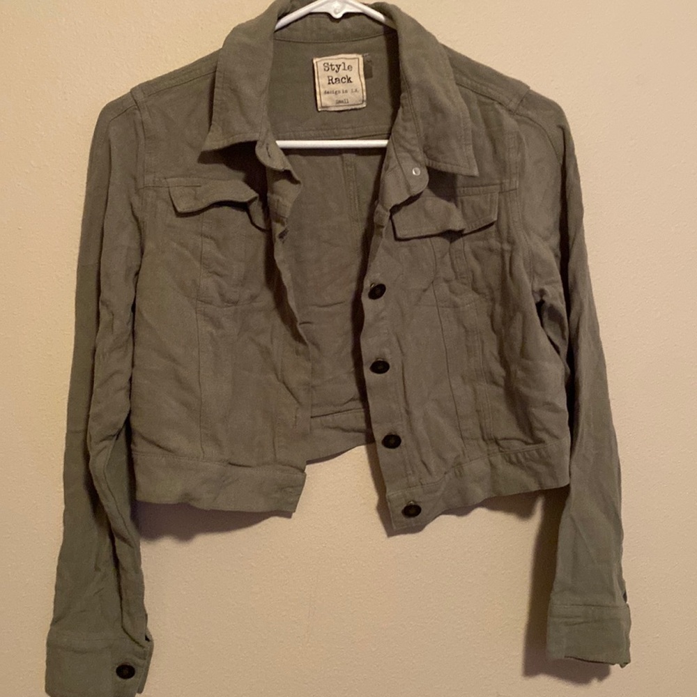 Style Rack Green Lightweight Jacket